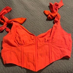 Red Corset Top